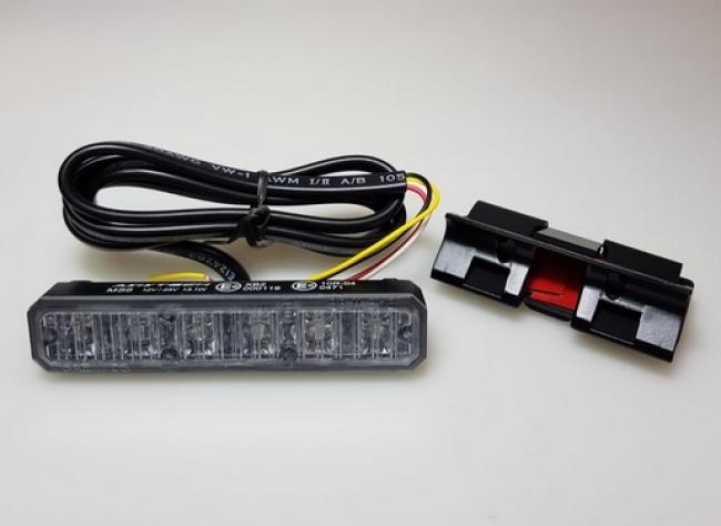 Blitzer MS6 Axixtech, 1 Paar (2 Stück) - NEU LED Frontblitzer 12-24V -  Farbe blau --> Heckmann FunkmelderService - alarm