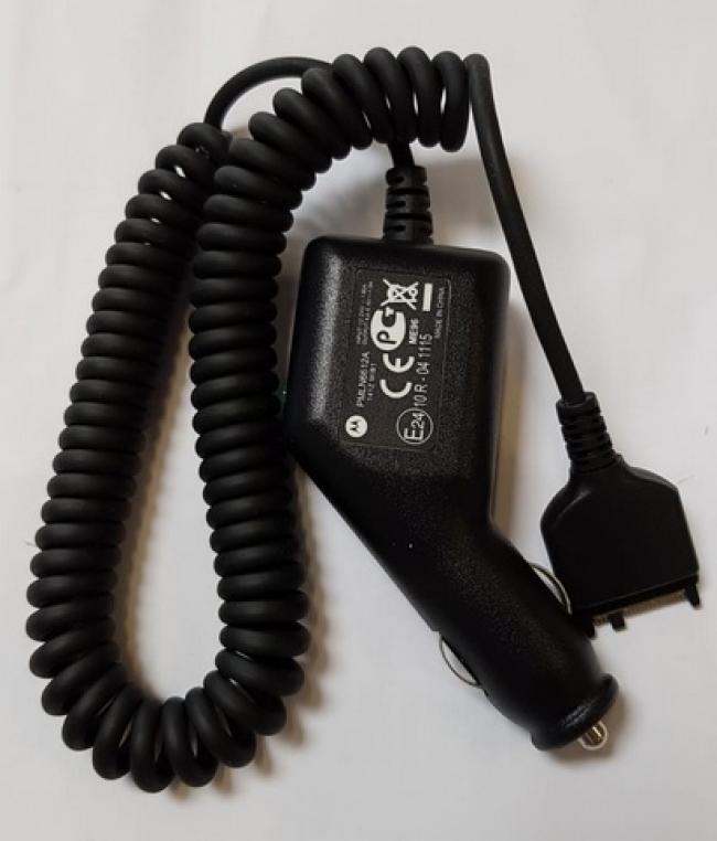 KFZ-Ladekabel für Motorola MTP830/850(FuG) mit Stecker für  Zigarettenanzünder u. Kontroll LED --> Heckmann FunkmelderSer